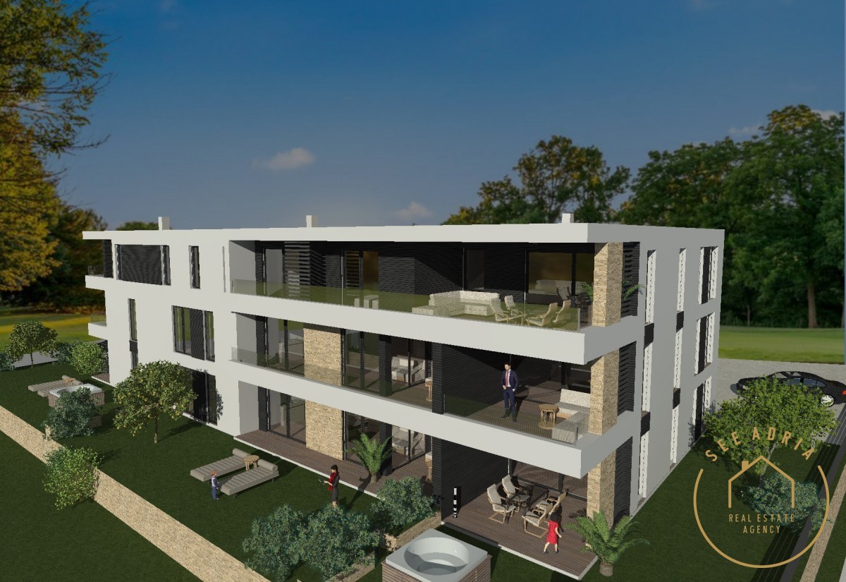 Novigrad, appartamento di lusso su II. piano (S7) - nella fase di costruzione