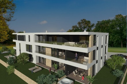 Novigrad, luksuzno stanovanje na II. nadstropje (S7) - v fazi gradnje