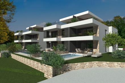 Appartamento con piscina in ottima posizione, Vabriga (S2)
