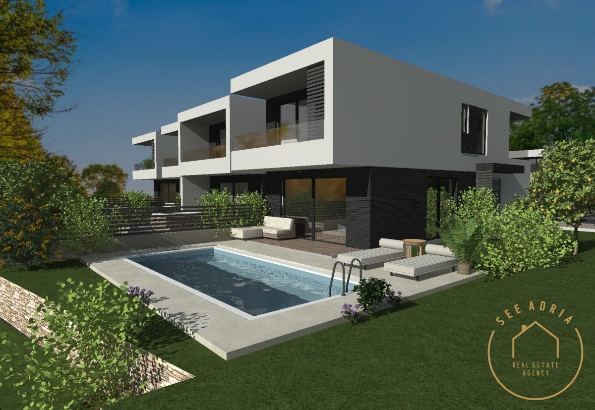 Contessa Residence 1, Terraced house with swimming pool - under construction