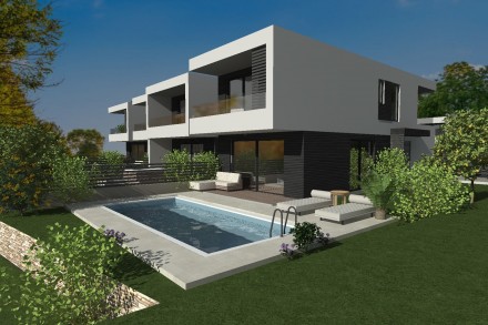 Contessa Residence 1, Terraced house with swimming pool