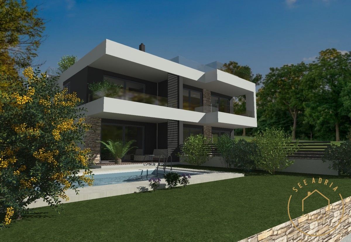 Contessa residence 2, Apartment on the ground floor with a swimming pool (S1) - under construction