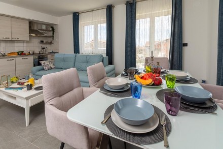 Modern furnished two-room apartment, Novigrad